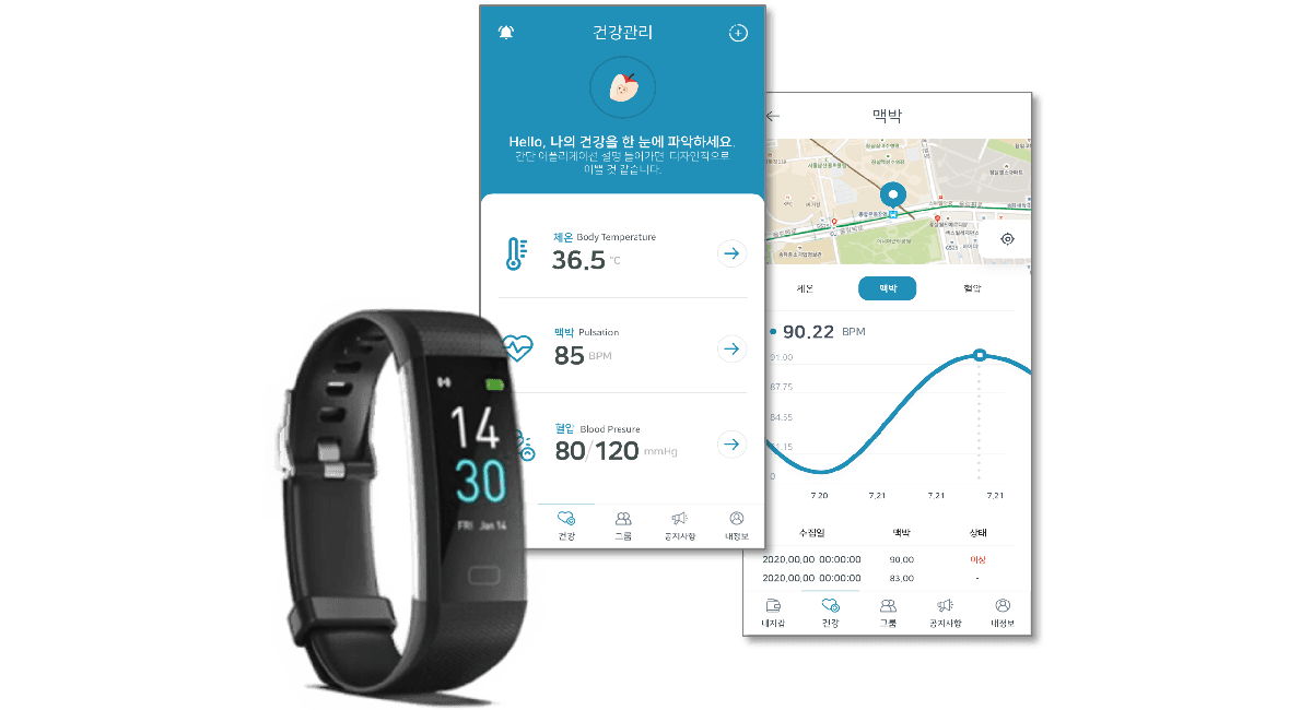 블록체인 기반 집단방역시스템 이미지